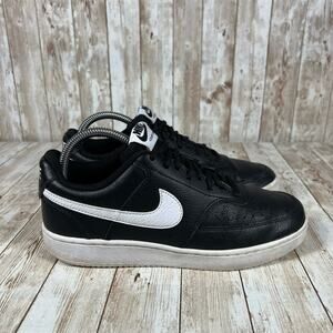 Nike Womens Court Vision Low CD5434-001 Black Casual Shoes Sneakers Size 8